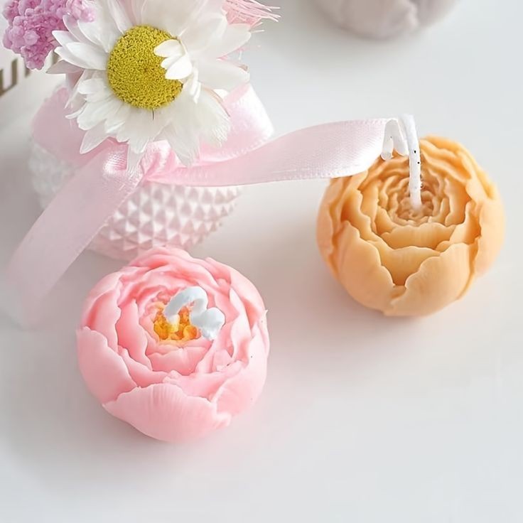 3D Rose Flower Bud Candle (Small)