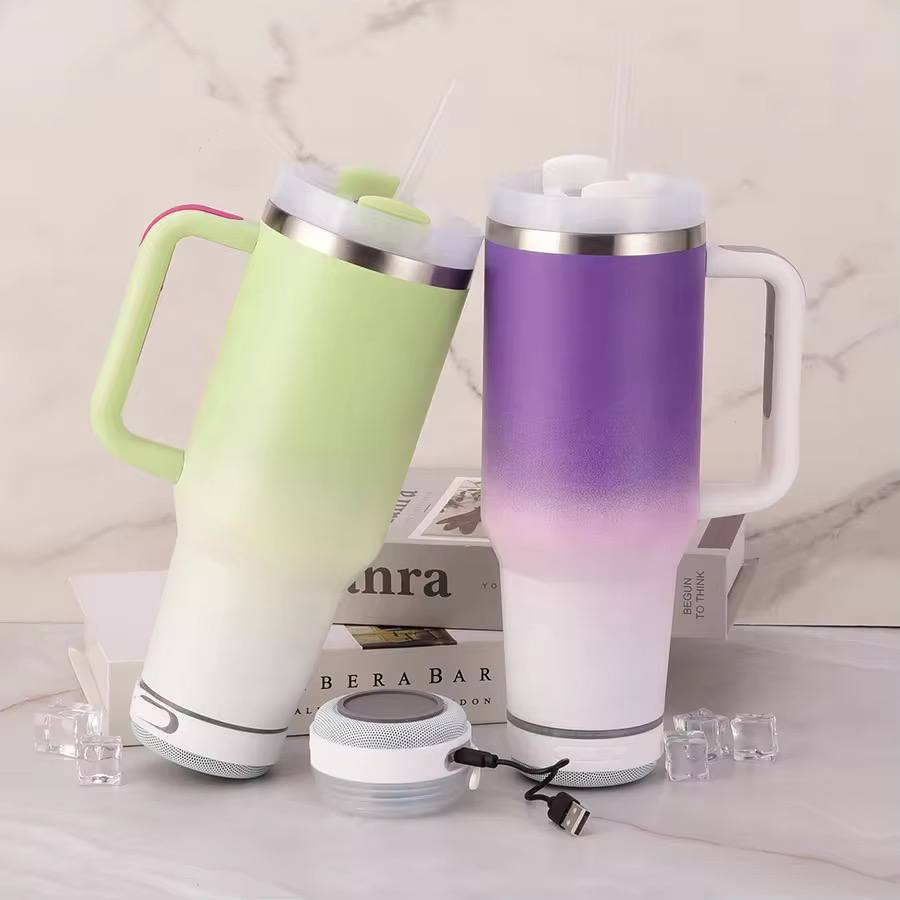 B-111 1200ml Bluetooth Speaker Tumbler