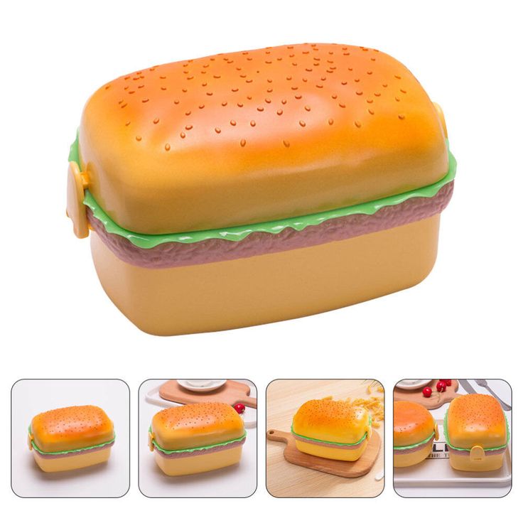 Hamburger Kids Lunch Box