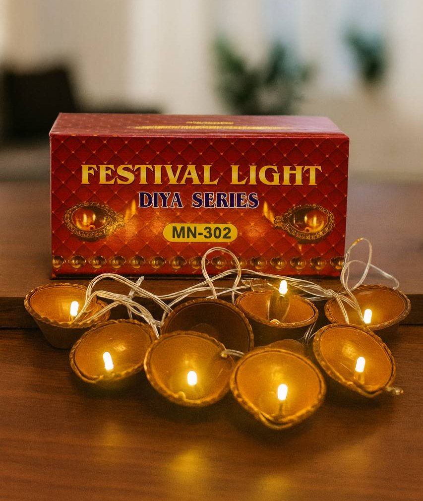 Warm White Diya Light
